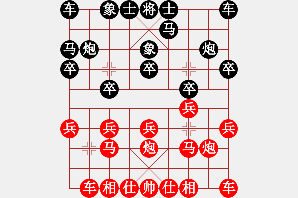 象棋棋譜圖片：11-06-16 lidaji[1061]-Win-shanzai[924] - 步數(shù)：10 