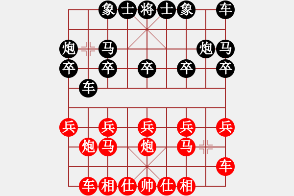 象棋棋譜圖片：橫才俊儒[292832991] -VS- 獨孤無涯[1146663932] - 步數(shù)：10 