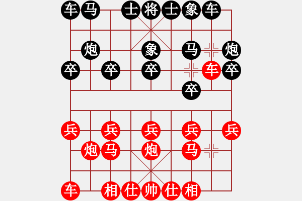 象棋棋譜圖片：4999【二鬼拍門】劉永富 VS 黑山老妖.pgn - 步數(shù)：10 