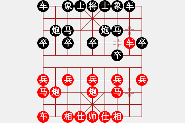 象棋棋譜圖片：東莞弈天棋院 林美芳 勝 石碣鎮(zhèn) 卓珍珍 - 步數(shù)：10 