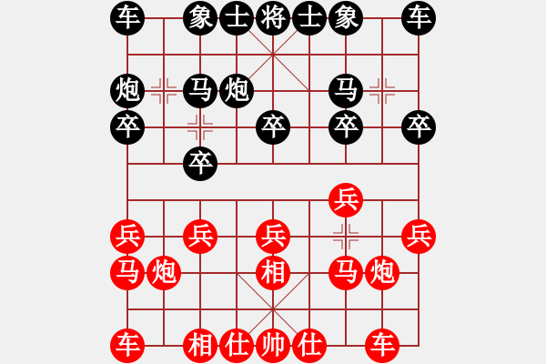 象棋棋譜圖片：劍翔(日帥)-負(fù)-擂臺(tái)之王(日帥)飛象對(duì)馬轉(zhuǎn)左士角炮 - 步數(shù)：10 