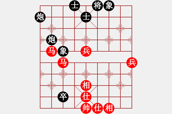 象棋棋譜圖片：五八炮對反宮馬 （黑車1平3）   沙灣棋藝會(2段)-勝-啊壞(2段) - 步數(shù)：100 