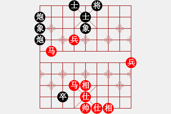 象棋棋譜圖片：五八炮對反宮馬 （黑車1平3）   沙灣棋藝會(2段)-勝-啊壞(2段) - 步數(shù)：110 