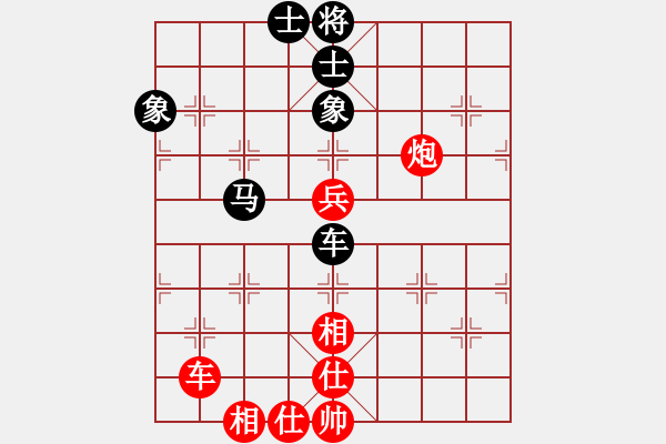 象棋棋譜圖片：五七炮進(jìn)三兵對(duì)屏風(fēng)馬進(jìn)3卒  紅進(jìn)河口車(chē)對(duì)黑飛左象  （黑卒3進(jìn)1）  基督徒(6段)-和-天兵紅辣 - 步數(shù)：130 