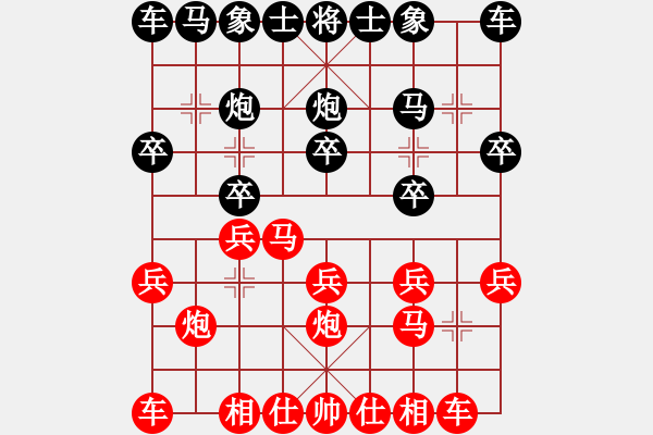 象棋棋譜圖片：測評 - 步數(shù)：11 