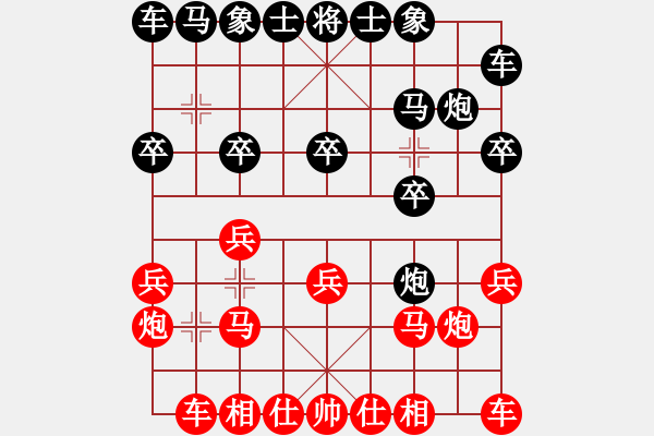 象棋棋譜圖片：棋緣閣主人(日帥)-勝-安新白洋淀(天帝) - 步數(shù)：10 