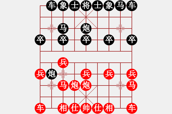 象棋棋譜圖片：低調(diào)[379422115] -VS- 橫才俊儒[292832991] - 步數(shù)：10 