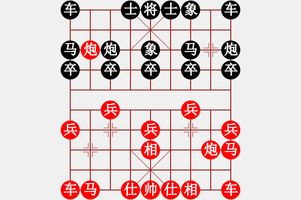 象棋棋谱图片：张江 先和 万春林 - 步数：10 