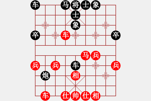 象棋棋譜圖片：xhyxhyxhyy(1段)-勝-江門燒鵝王(5段) - 步數(shù)：40 