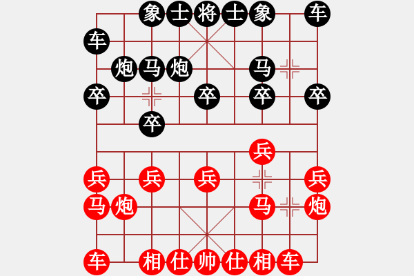 象棋棋譜圖片：lhjyuan(2段)-勝-紅孔雀(6段) - 步數(shù)：10 