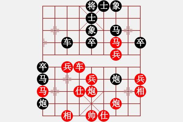 象棋棋譜圖片：頭發(fā)前(1段)-負(fù)-鄂州奧語王(6段) - 步數(shù)：40 