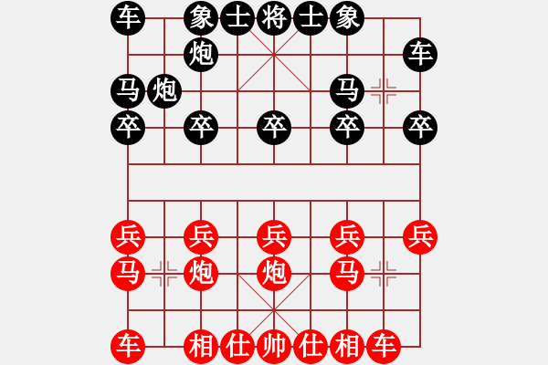 象棋棋譜圖片：第四輪第11臺安順李仁友先負畢節(jié)夏俊明 - 步數(shù)：10 