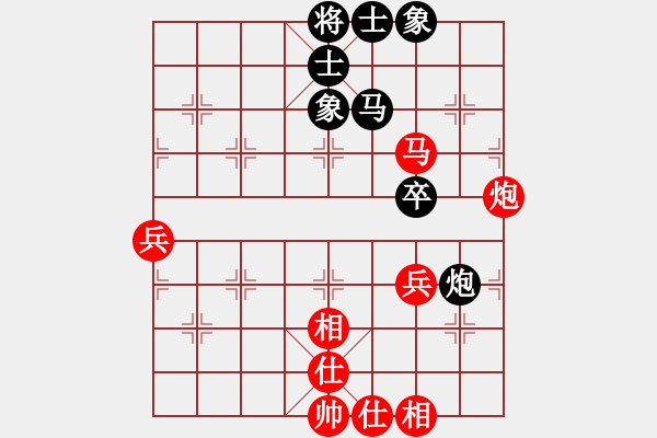 象棋棋譜圖片：黨斐 先和 金松 - 步數(shù)：60 