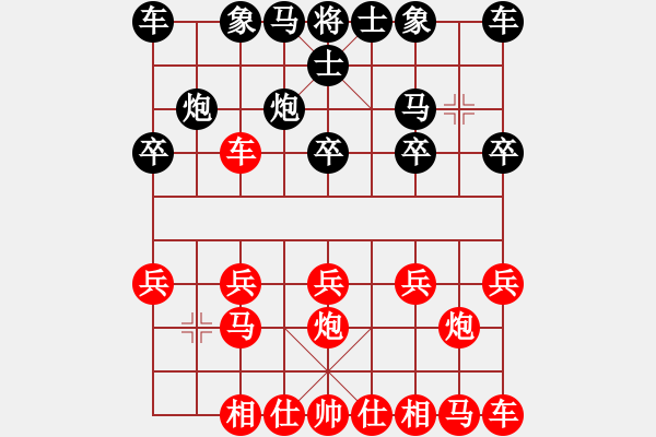 象棋棋譜圖片：兵 先負(fù) 軟件勿擾 - 步數(shù)：10 