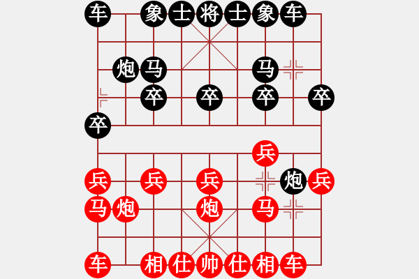 象棋棋譜圖片：華山路太難紅負(fù)午夜狂奔【邊馬局】 - 步數(shù)：10 