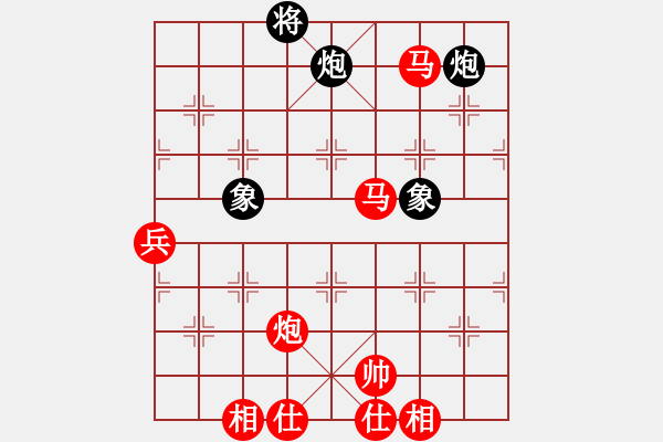 象棋棋譜圖片：棋局-21a a cC C - 步數(shù)：80 