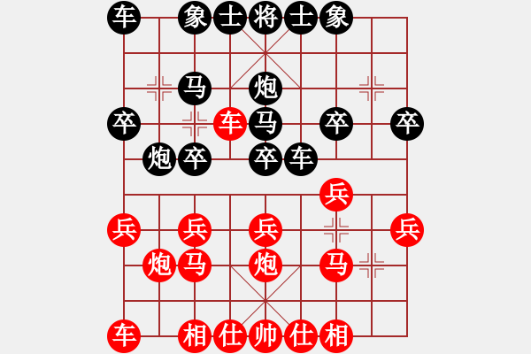 象棋棋譜圖片：luogangjun(3段)-勝-白氏劍客(4段) - 步數(shù)：20 