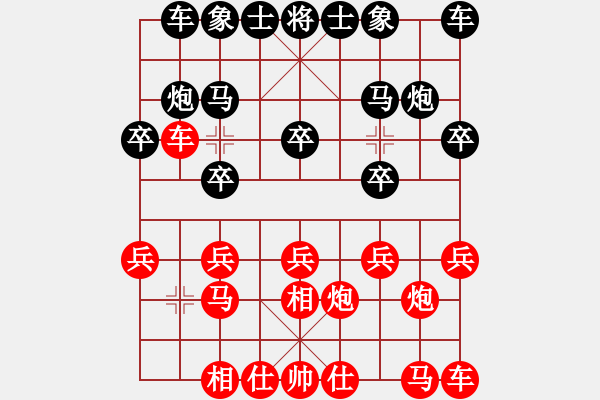 象棋棋譜圖片：sunny[紅] -VS- 負分太后 魚[黑]（4） - 步數(shù)：10 