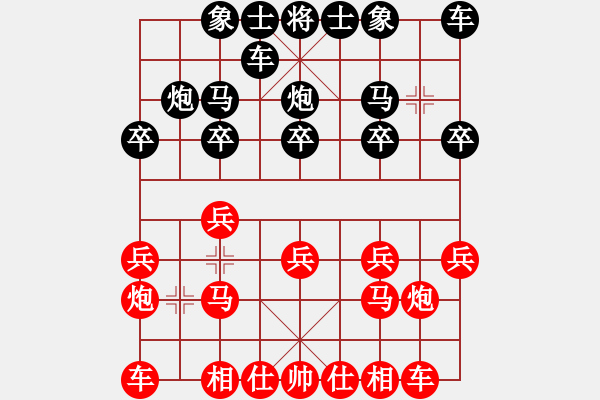 象棋棋譜圖片：‖棋家軍‖皎月[2739506104] -VS- 王者絕非偶然[2558242018] - 步數(shù)：10 