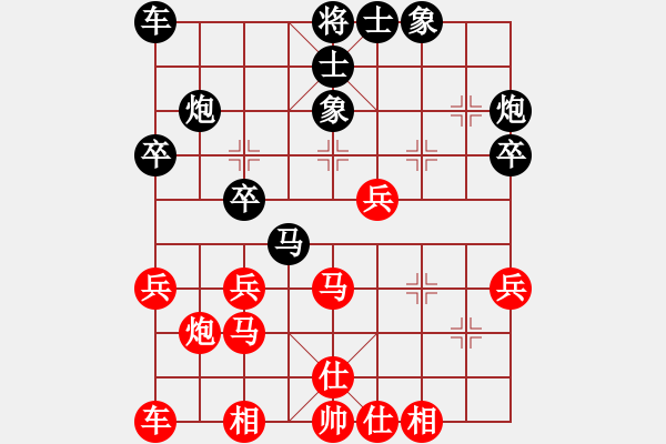 象棋棋譜圖片：jcljcl(3級)-勝-sxlishi(5r) - 步數：30 