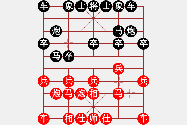 象棋棋譜圖片：人生無(wú)悔[3088837566] -VS- 堵鼻子芽[964096508] - 步數(shù)：10 