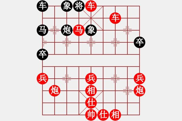 象棋棋譜圖片：2022.4.30.2JJ五分鐘先勝仙人指路對(duì)左中炮 - 步數(shù)：55 