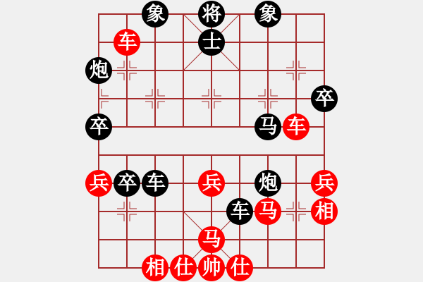 象棋棋譜圖片：習(xí)慣成自然(8段)-和-小兔乖乖(6段)中炮邊相對(duì)左三步虎騎河車 - 步數(shù)：60 