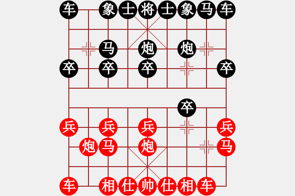 象棋棋譜圖片：內(nèi)蒙古 楊旭 勝 山東中國重汽 李成蹊 - 步數(shù)：10 