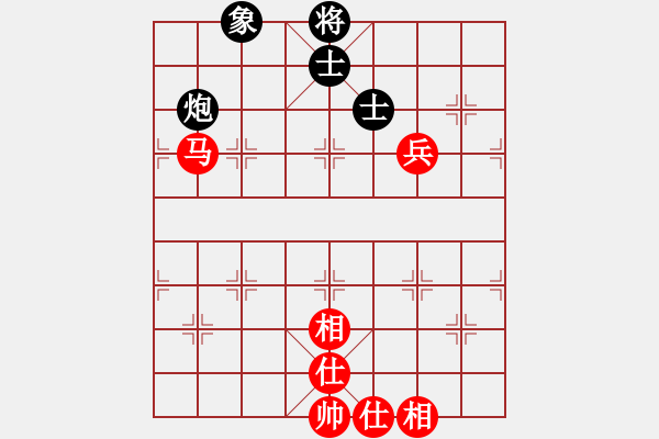 象棋棋譜圖片：2019.1.2.2中炮進三兵和棋譜 - 步數：90 