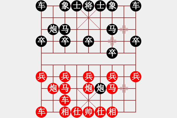 象棋棋譜圖片：金龍奪(9弦)-勝-弈林之豬(2弦) - 步數(shù)：10 