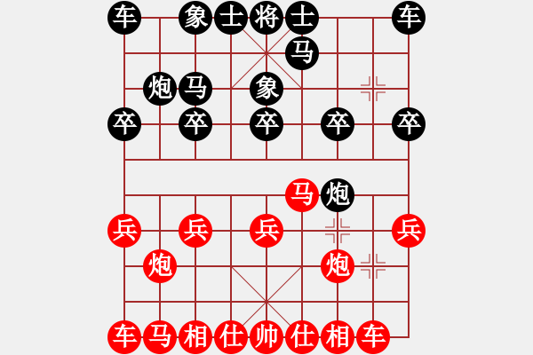 象棋棋譜圖片：三哥先負(fù)阿六 - 步數(shù)：10 