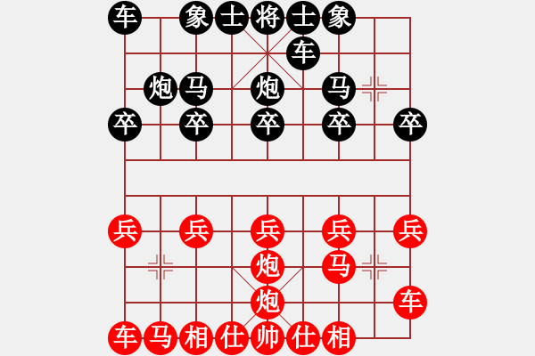 象棋棋譜圖片：‖棋家軍‖詩棋[892347242] -VS- 慶哥[769094254] - 步數(shù)：10 