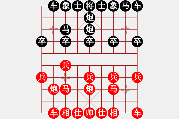 象棋棋譜圖片：葬心紅勝15526082859【仙人指路對中炮】 - 步數(shù)：10 