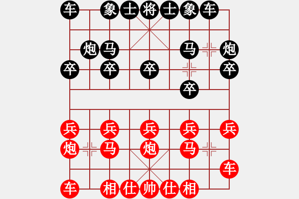 象棋棋譜圖片：個人組R6 羅毅文（?。顦s福（玻） - 步數(shù)：10 