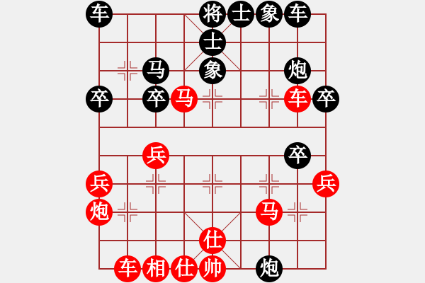 象棋棋譜圖片：一 - 步數(shù)：0 