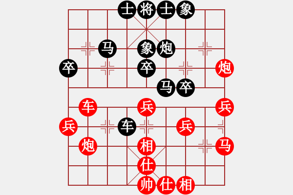 象棋棋譜圖片：2019東莞第四屆元朗榮華杯趙汝權(quán)先和賀進(jìn)8 - 步數(shù)：40 