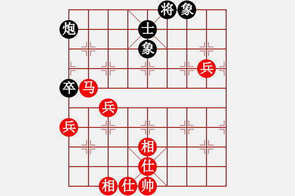 象棋棋譜圖片：列志文山象棋協(xié)會一隊 邴凱 勝 溫哥華中國象棋會 余超健 - 步數(shù)：80 