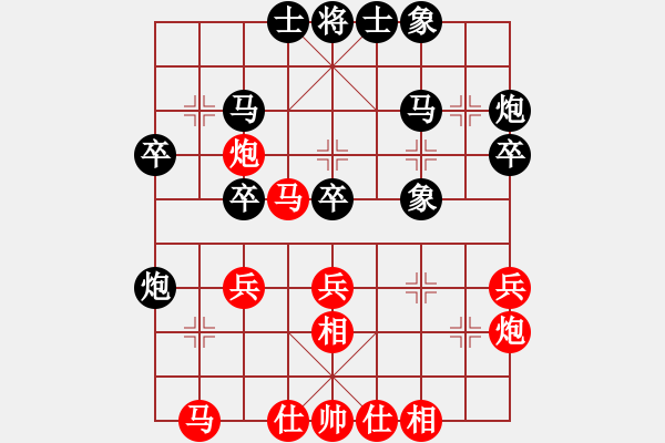 象棋棋譜圖片：newabcdy(9星)-和-delorean(5星) - 步數(shù)：30 