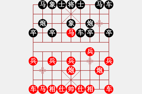 象棋棋譜圖片：第二輪 寶雞呂九河先負(fù)延安王全安 - 步數(shù)：10 