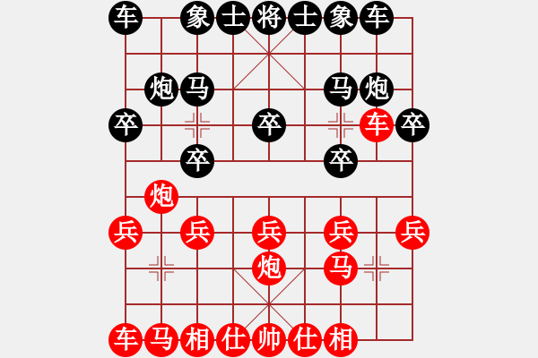 象棋棋譜圖片：陜群-糊涂股民VS寶雞胡一刀(2014-1-4) - 步數(shù)：10 