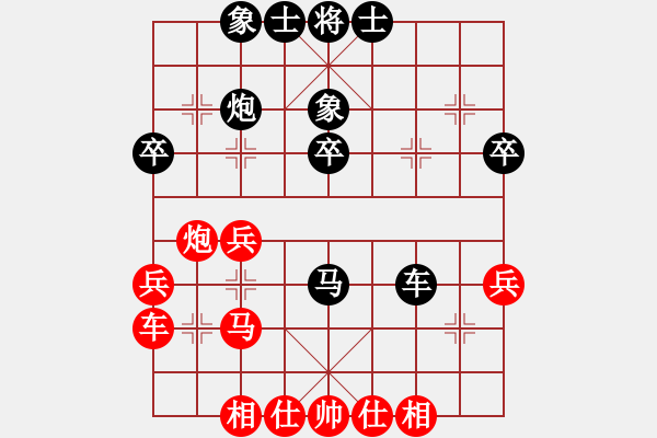 象棋棋譜圖片：陜群-糊涂股民VS寶雞胡一刀(2014-1-4) - 步數(shù)：40 