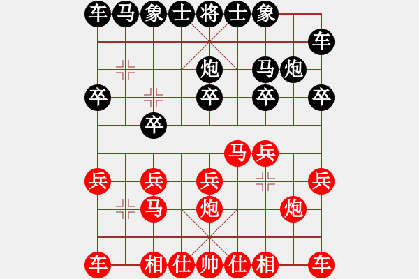 象棋棋譜圖片：fohsang(4段)-勝-費費(1段) - 步數(shù)：10 