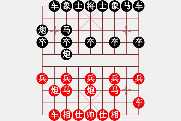 象棋棋譜圖片：橫才俊儒[292832991] -VS- 離[1845119833] - 步數(shù)：10 