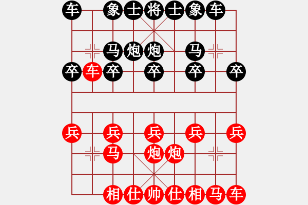 象棋棋譜圖片：橫才俊儒[292832991] -VS- ｌｉｎ[370913262] - 步數(shù)：10 