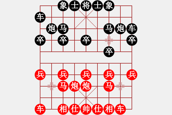 象棋棋譜圖片：xiaobaobin(1段)-勝-重塑金身(1段) - 步數(shù)：10 