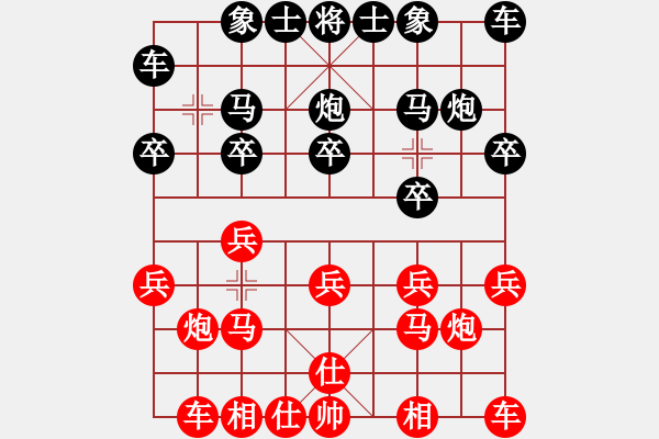 象棋棋譜圖片：歲月流痕[2046875559] -VS- 橫才俊儒[292832991] - 步數(shù)：10 