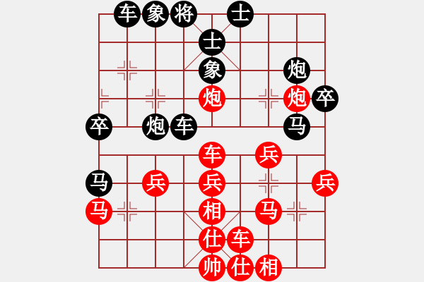 象棋棋譜圖片：平方擎(6級)-負-象棋好奇者(5級) - 步數(shù)：40 