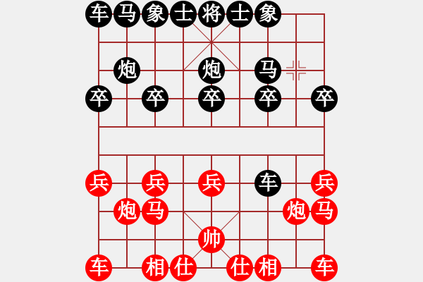 象棋棋譜圖片：路邊看下棋[272616098] -VS- 關(guān)關(guān)雎鳩[1657859523] - 步數(shù)：10 