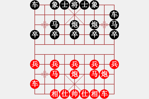 象棋棋譜圖片：學(xué)好象棋[1401715374] -先勝- 棋藝閣☆小玲子[875264803]（殺棋十三招） - 步數(shù)：10 