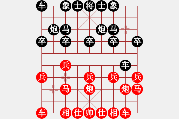 象棋棋譜圖片：紅藍棋股(天帝)-負-金華制作(1段) - 步數(shù)：10 